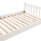 Alaterre Furniture Windsor 3-Piece Wood Bedroom Set with Slat Twin Bed and 2 Nightstands, White ANWI1031R4 - alternate 9